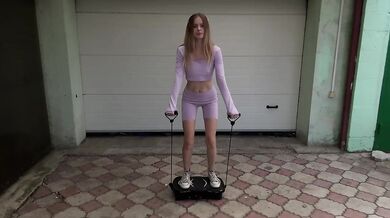 Petite blonde shakes her ass for brutal anal POV solo