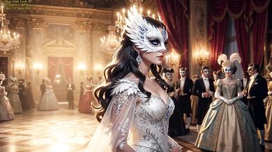 La Danse Mystere horny solo girl masquerade ball loud moaning fantasy