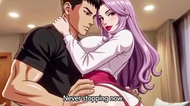 Step mom seduces stepson raw fucking when dad's away Hentai Anime