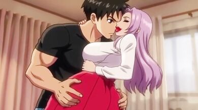 Step mom seduces stepson raw fucking when dad's away Hentai Anime