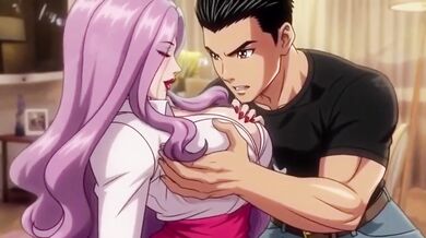 Step mom seduces stepson raw fucking when dad's away Hentai Anime