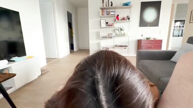 Late for work maid gets boss's thick thick facial
