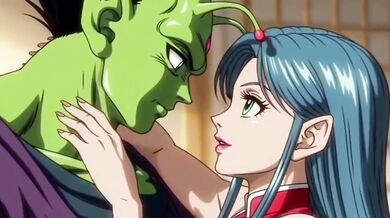 Big tits milf gets alien fucked raw in his room Hentai Anime