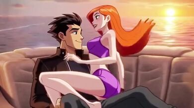 Kaven defiles Gwen in her first fucking virgin sex Hentai climax