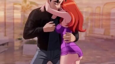 Kaven defiles Gwen in her first fucking virgin sex Hentai climax