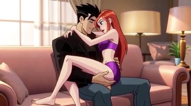 Kaven defiles Gwen in her first fucking virgin sex Hentai climax