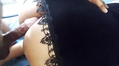 Dared rub cock against my pussy ass almost lost velvet dress gamer girl