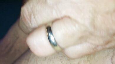Big cock milf fingers stretching my tight hole raw