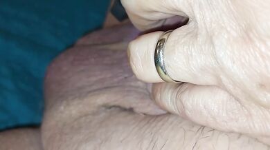 Big cock milf fingers stretching my tight hole raw
