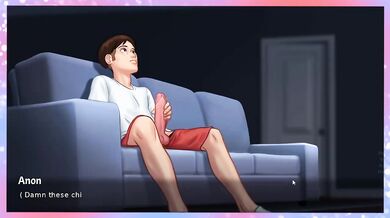 Fucking Debbie Soft Feet in Summertime Saga cumshot creampie big tits
