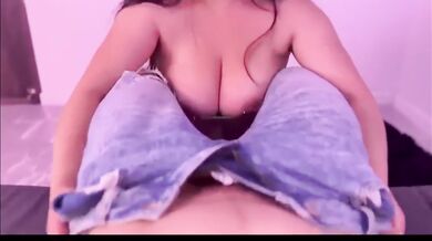 Stepmom with big tits destroys shy man faceslut gets creampie