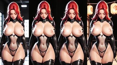 Simulation Love Redhead Dojo Blowjob Big Tits Deepthroat Facial