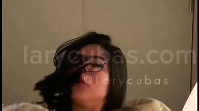 Lary Cubas enjoying siririca with her exhibitionist touch