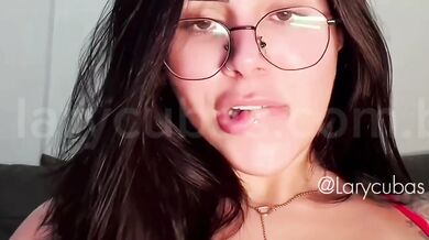 Lary Cubas lingerie with plug in ass getting ass pounded raw