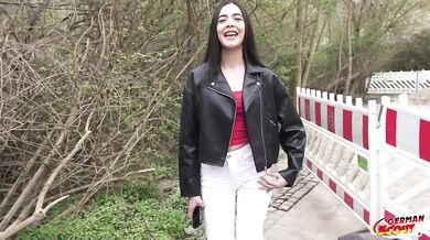 German Scout's Casting Fuck Destruction Small Tits Latina Pussy Ruined
