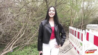 German Scout's Casting Fuck Destruction Small Tits Latina Pussy Ruined