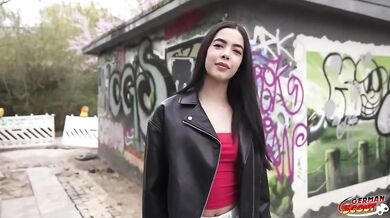 German Scout's Casting Fuck Destruction Small Tits Latina Pussy Ruined