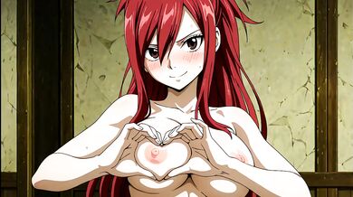 Erza Scarlet X Fairy Tail Hentai XXX Video cum collection