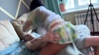 Her pussy drips watching boys destroy each other on bareback anal