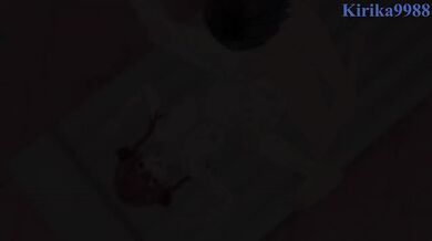 Marine's White School Swimsuit Ripped Off at the Spa Rough Rough Sex Creampie