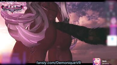 VTuber gets a titjob while her pussy drips her friend joins in big tits POV