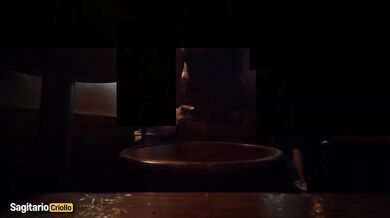 Doing nasty things under her miniskirt in a Madrid pub