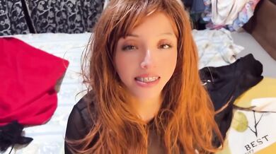 Delicious cumshot with big boobed teen choked on 18 year old latina