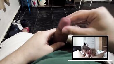 Blonde Anny Walker’s Big Natural Tits get Destroyed by Hard Fucking Cum Drips