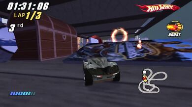Hot Wheels Stretch cum on the track