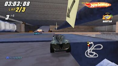 Hot Wheels Stretch cum on the track