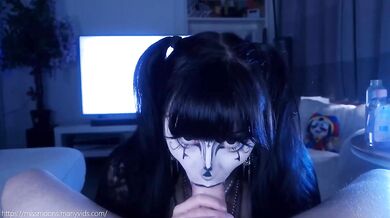 Goth Step Sis Destroys My Dick With Her Big Ass Thighs And Tits