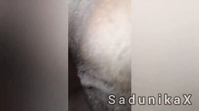 New Sri Lanka wife gets husband obsessed eating her juicy pussy raw