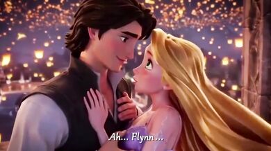 Rapunzel and Flynn Rider destroyed rough cartoon sex