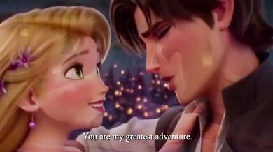 Rapunzel and Flynn Rider destroyed rough cartoon sex