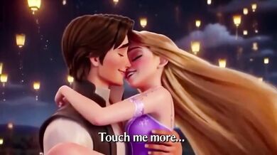 Rapunzel and Flynn Rider destroyed rough cartoon sex