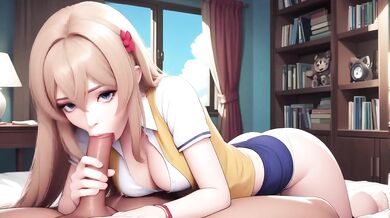 Schoolgirl titfuck destroyed by massive cock creampie