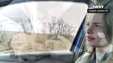 Stranger gives deepthroat in car while wife cheats on husband