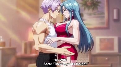 Trunks destroyed his wife’s tight ass first time in a hot Hentai fuck
