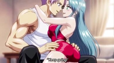 Trunks destroyed his wife’s tight ass first time in a hot Hentai fuck