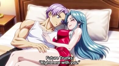 Trunks destroyed his wife’s tight ass first time in a hot Hentai fuck