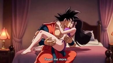 Goku brutally fucks Chichi first time raw porn anime