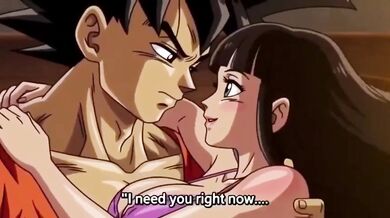 Goku brutally fucks Chichi first time raw porn anime