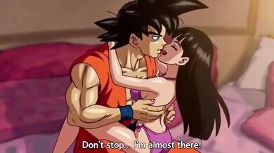 Goku brutally fucks Chichi first time raw porn anime