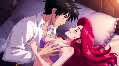 Hot hard romance sex in moonlight alone in hotel