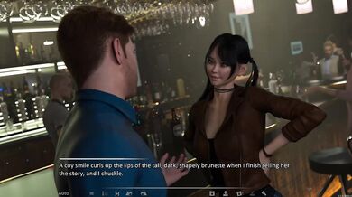 Streaming for Love raw PC gameplay of Premium Adult Visual Novel where Brunette gets Roughly Fucked
