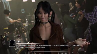 Streaming for Love raw PC gameplay of Premium Adult Visual Novel where Brunette gets Roughly Fucked
