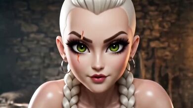 Viking Woman Chooses You POV cartoon hentai with big tits and ass to cumshot
