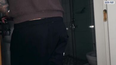 Morning in the dorm Shy Blonde gets plowed & creampie’d in the shower by her Asian mate