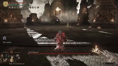 Beating Maliketh at Level 1 while im evil