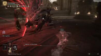 Beating Maliketh at Level 1 while im evil